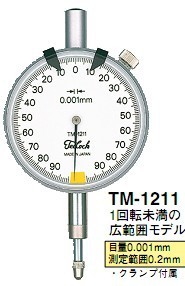 原装正品日本得乐TECLOCK TM-1211 指针式千分表