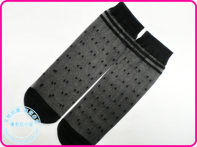 正品雨丝2013绢感觉晶透点花短袜提花短袜透肉短袜促销特价批发|ms