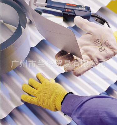 安思尔 The Bull 70-282 黄色、灰色皮垫防切割手套