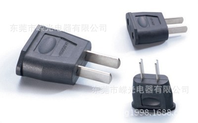 9622 转换插座 双扁插头转双圆插座 美式插头转欧式插座 两圆孔