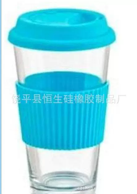 Ceramic silicone glass cover with glass, set