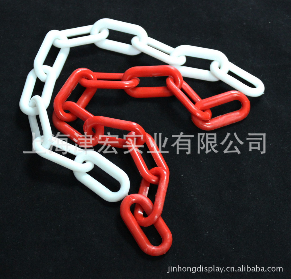 警示链厂家供应警示链、黄黑反光链、塑料链条、路锥链条