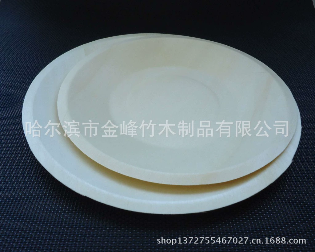 Прямые продажи с фабрики одноразовые деревянные тарелки и посуда