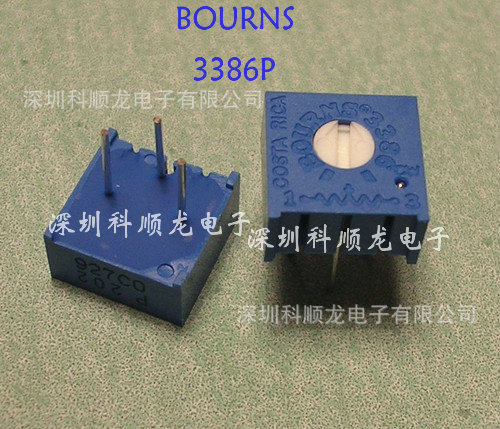 BOURNS 3386P-1-100LF 3386P-100LF 3386P 单圈可调电阻 进口全新