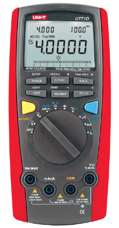 深圳优利德代理供应 智能型数字万用表UT71D UNI-T表