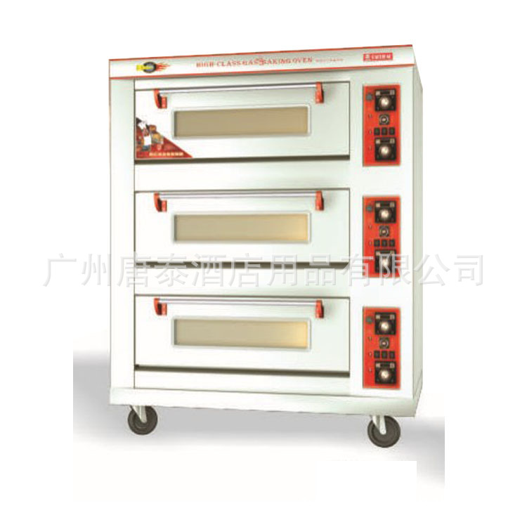 厂家生产食品烘焙设备，分层控温式燃气烤箱，RFL-12一层二盘烘炉