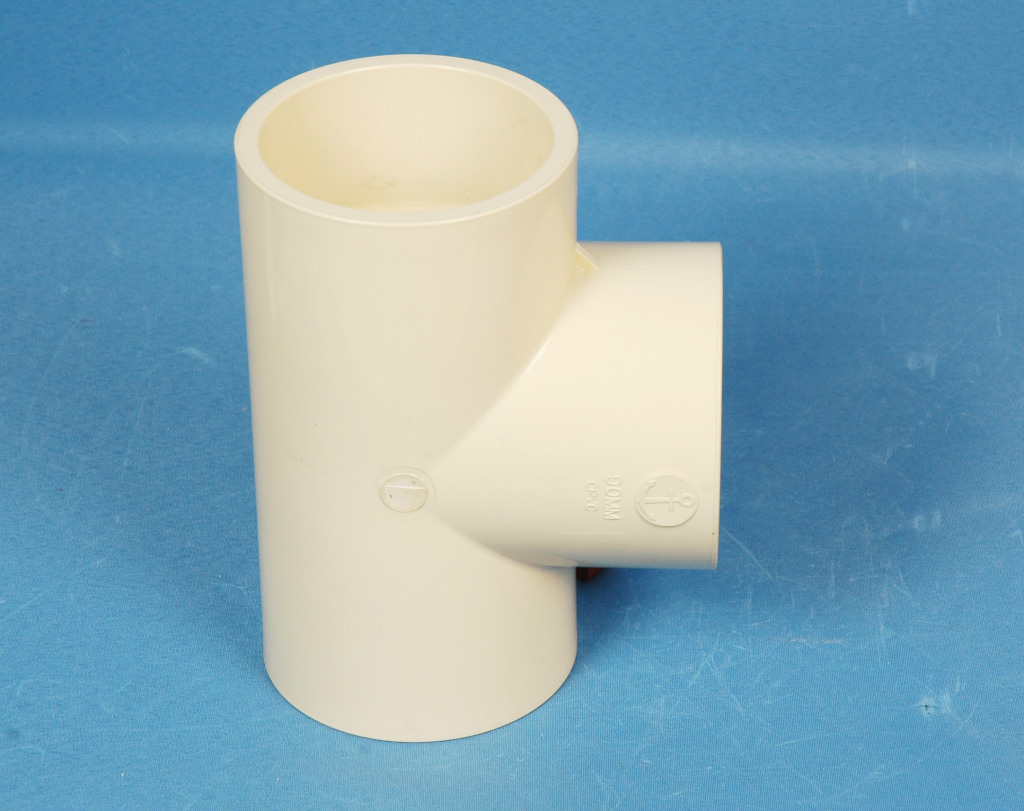 锚牌 厂家CPVC管件 pvc排水管材 90°三通 PVC-C三通