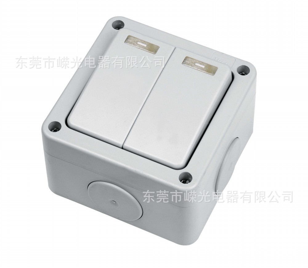 No.:035 IP66防水开关 户外防水电源开关 双联双控开关