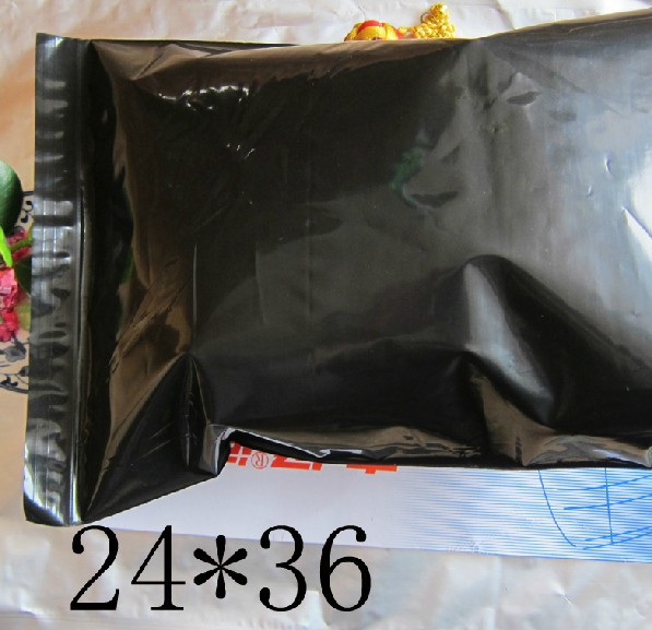 PE2黑色加厚避光自封袋服装食品收纳密封袋批发