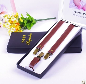 Ретро бронзовые подтяжки для мужчин и женщин, брюки, gift box