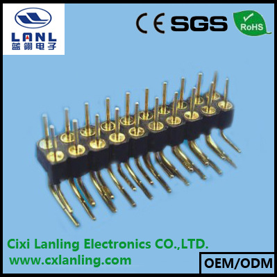 蓝翎LL1020-5/连接器//90度/双头弯针/R/A STRIP ADAPTER