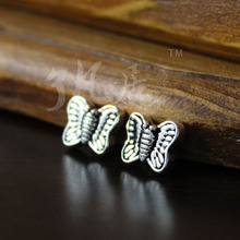 S925������� 8*9MM̩��˫��������� DIY̩����� ��������