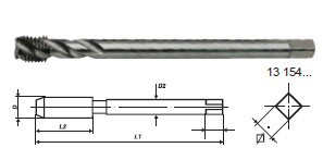 德国wollschlaeger左旋细牙机用丝锥德国工具五金工具进口工具