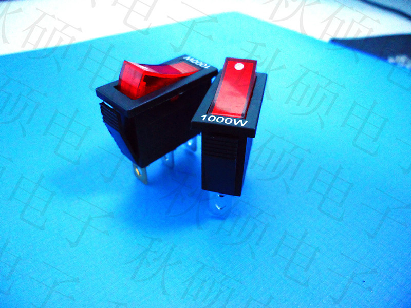 秋硕供应 船型开关电热锅开关 KCD3 两档两脚 三档三脚小家电开关