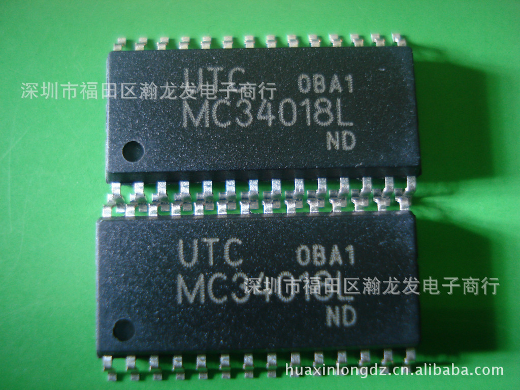 现货供应MC34018电话机芯片MC34018UTC 安防门禁系统源头