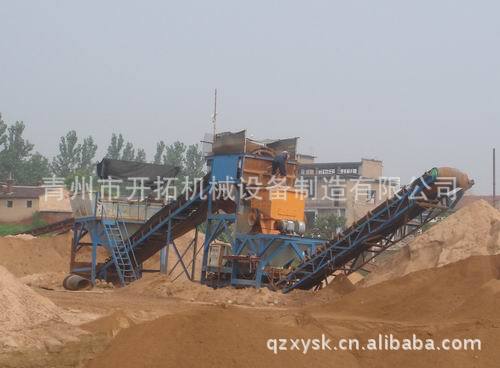 供应旱地破碎洗沙机 旱地水洗选铁设备 旱地水选设备风化砂制沙机