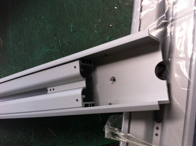 Foshan Manufactor Customized All kinds of Aluminum frame CNC Customization of aluminum parts machining Sandblasting Oxidation Train