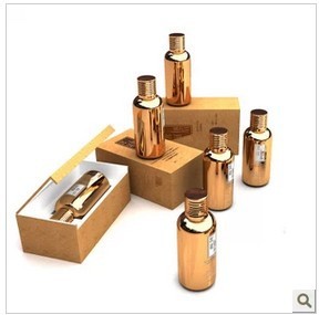 30ml 精油瓶包裝盒子 木盒 木盒 金色瓶