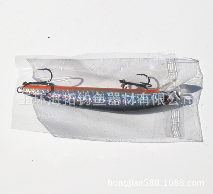 2 Pcs Minnow Fishing Lures Hard Plaice Baits Bass Trout Saltwater Sea Fishing Lure