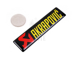 AKRAPOVIC Large Modified Car Logo, Biohazard Rear Car Body Logo