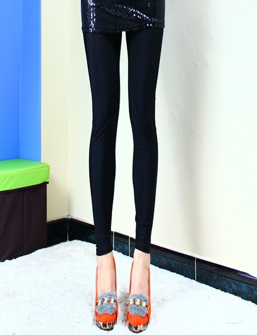 Women's Daily Simple Style Solid Color Ankle-length Leggings display picture 4