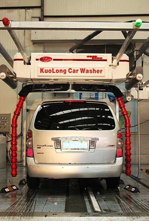 旋7双臂无接触电脑洗车机360全自动商用自动洗车房设备厂家高压