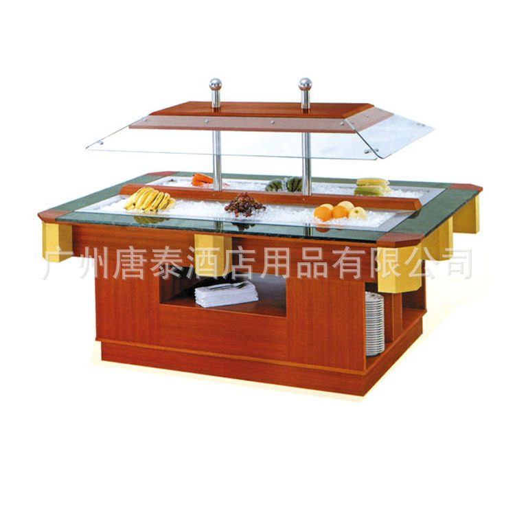 唐泰TONTILE自助餐用品E-P18702L8开放式双槽沙拉台设备