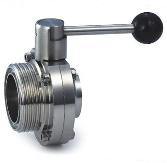 蝶阀一边焊接一边螺纹.