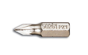 SATA世达工具 5件套6.3系列25长米字旋具头 59261 PZ#1