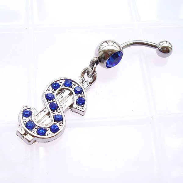 Belly button piercing, (Physicals), wholesale, European style