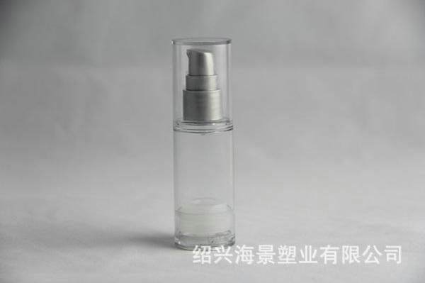 【产地货源】挤压真空瓶 亚克力30ML 直角AS真空瓶批发