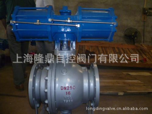 中隆鼎控供应Q647气动固定式耐磨球阀 气动高压高温耐腐球阀