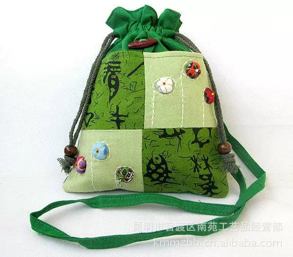 Юньнань этнический стиль хлопок и лен ткань сумка Тыква ободок сумка ткань сумка живописное место киоск поставка оптом