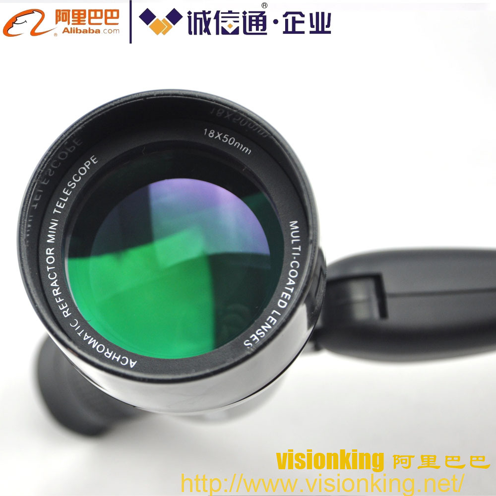 视界王18X50 高倍高清单筒望远镜折叠手柄式观鸟镜/观景/观靶镜