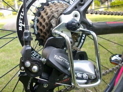 Rear derailleur protector Universal rear derailleur Steel puller guard Transmission protector Bicycle accessories