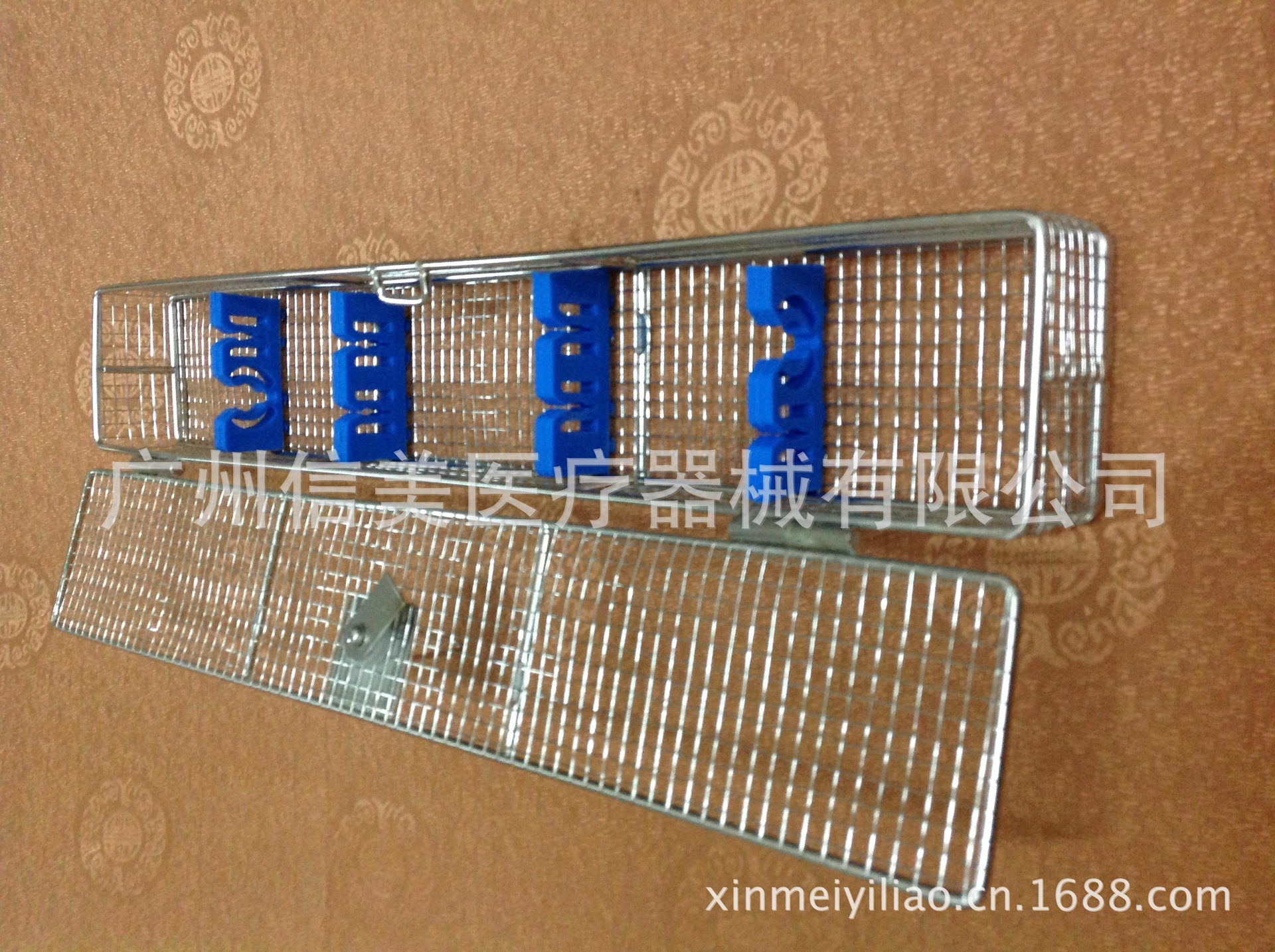 医用腹腔镜镜头消毒盒打包篮/清洗篮/筐内窥镜输尿管镜消毒篮