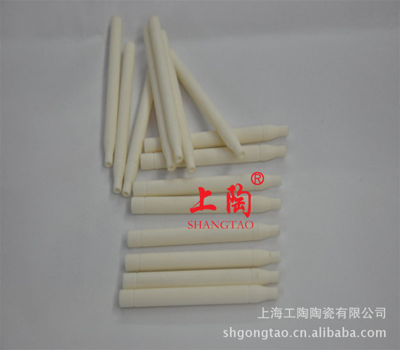 厂家供应 99% 99.5% 氧化铝陶瓷管，刚玉管，陶瓷棒