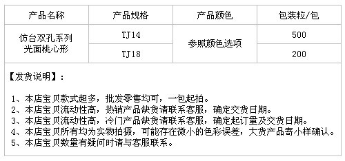 仿台双孔系列光面桃心形