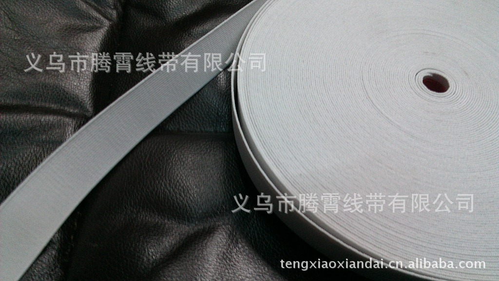 供应梭织松紧带 无梭机松紧带 平纹松紧带