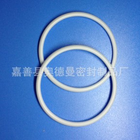专业生产白色双层有缝180度环向错开包四氟O型圈柔软度高的厂家