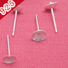 Earrings, with gem, wholesale, silver 925 sample