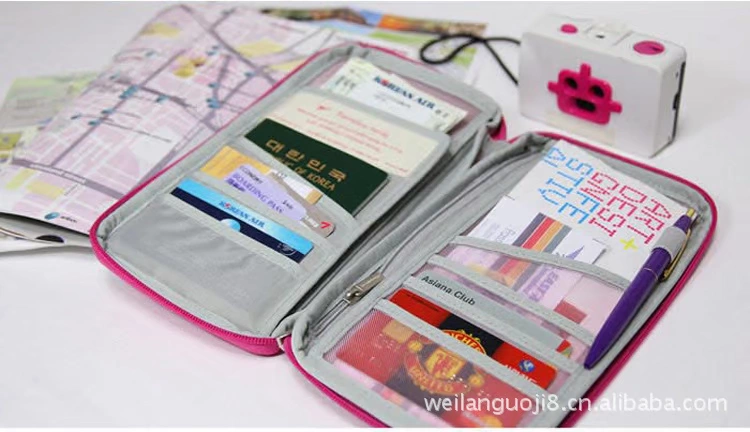 Nhà máy bán hàng trực tiếp bán buôn hàng loạt hỗn hợp Fatih phiên bản tiếng Hàn của thẻ hộ chiếu du lịch đa chức năng mới - Ví / chủ thẻ