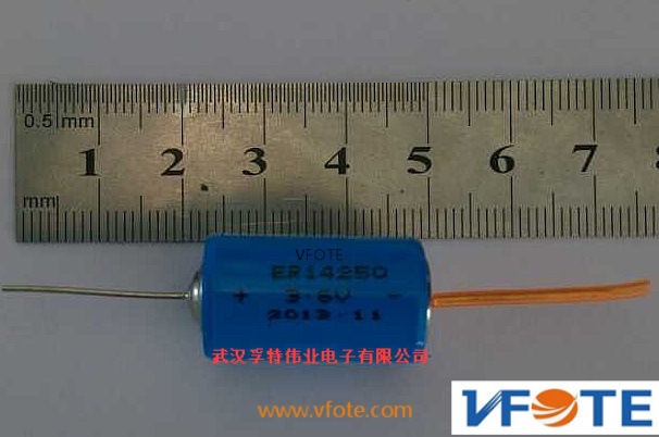 实时时钟记忆备份用带轴线电池VFOTE瑞孚特锂亚电池ER14250H