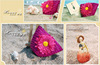 Small cute fresh straw shoulder bag, small bag, one-shoulder bag, flowered, 2021 collection