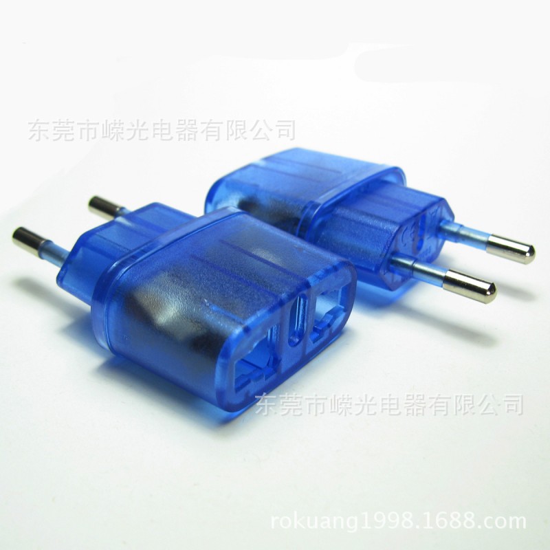9005 巴西转换插座 欧规嵌入式插头 苏俄旅游适配器 南美洲转换器