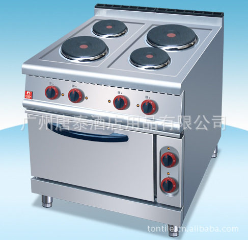 供应佳斯特ZH-TT-4四头电煮食炉连电焗炉（圆板）