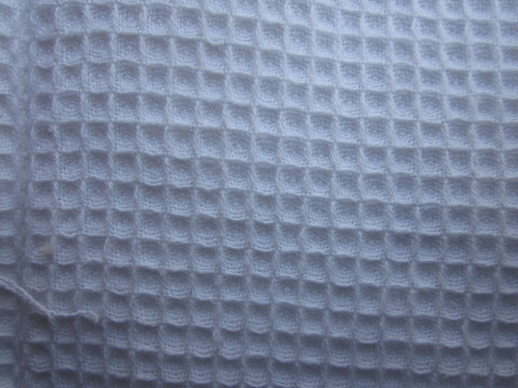 厂家现货供应华夫格抹布面料。全棉，涤棉，全涤华夫格（图）