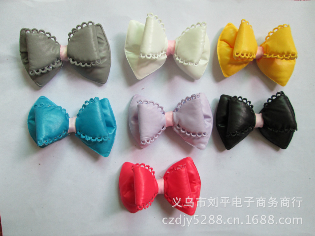 厂家供应超声波压花  手工蝴蝶结 蕾丝蝴蝶结