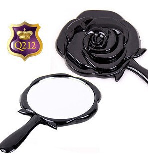2014 the republic of korea Retro style new pattern Anna three-dimensional Roses Handle Cosmetic mirror