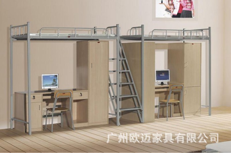 high quality fashion Student bed factory School furniture On the bed wholesale Manufactor Direct selling Apartment bed